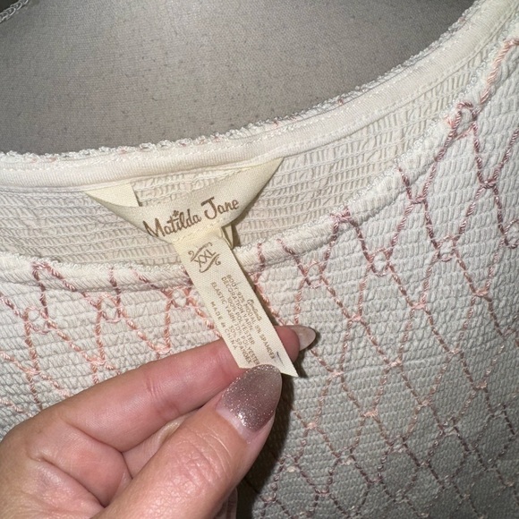 Matilda Jane A Day In The Park Smocked Tank Shirt Sz XXL - Picture 5 of 5